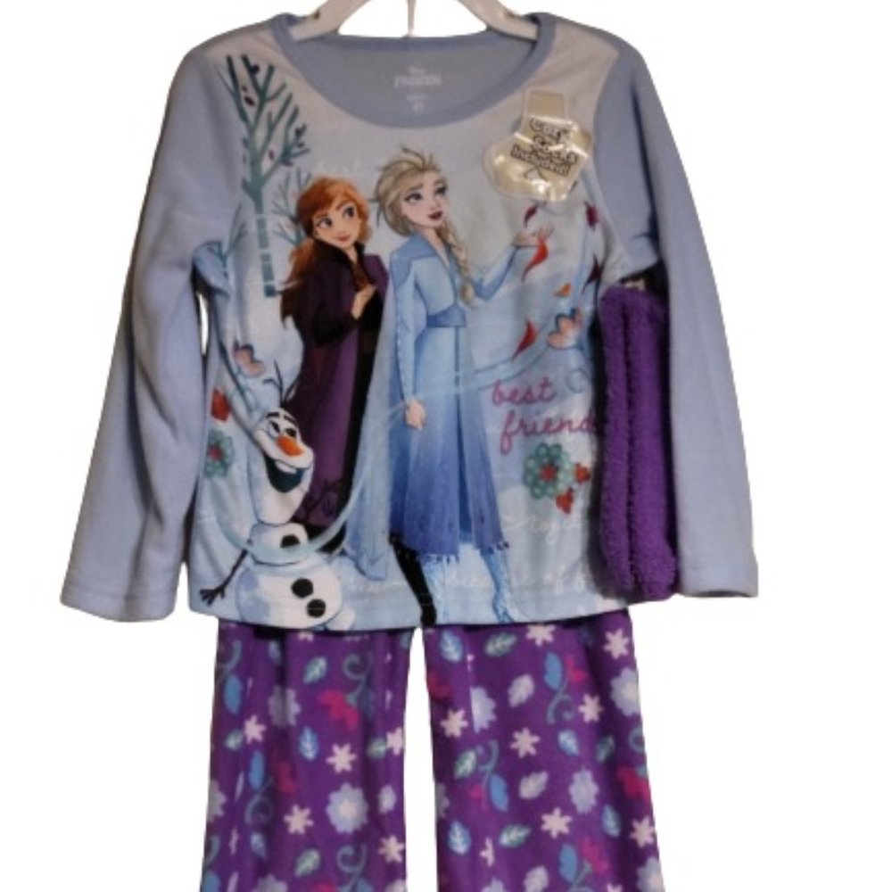 NWT Disney Frozen Girls Pajama Set 4T
